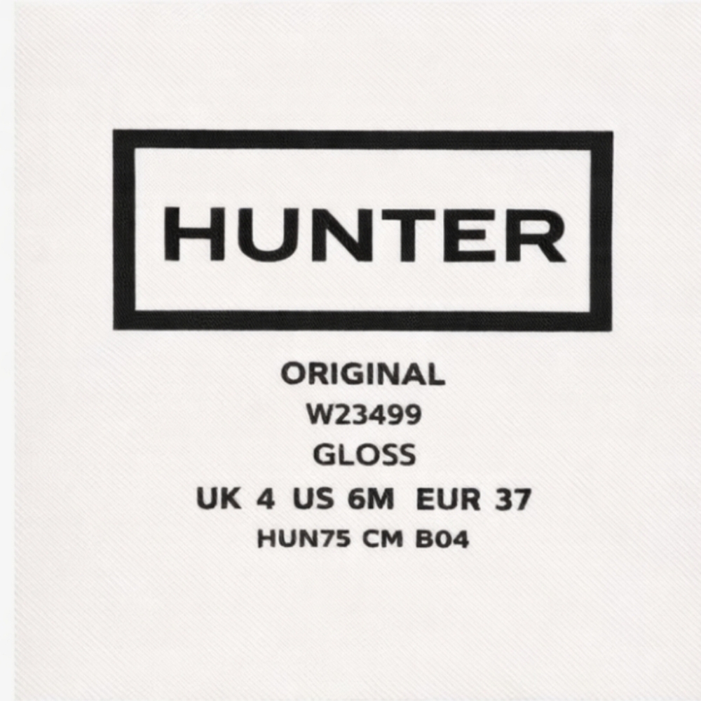 C Hunter | Original Tall Gloss Rain Rubber Boots  37 EU (UK 4 B) - Picture 14 of 14
